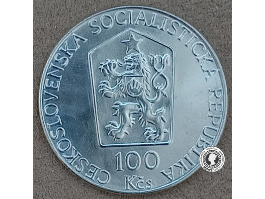 Strieborná minca 100kcs / 1989 - 17.listopad 1939 - kvalita BK 0/0