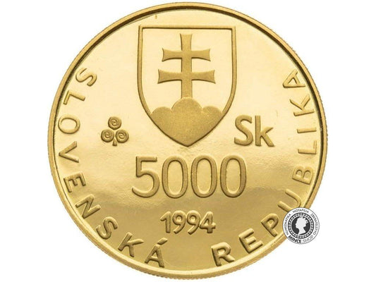 5000 Sk/1994 - Svätopluk - 1100. výročie úmrtia veľkomoravského panovníka