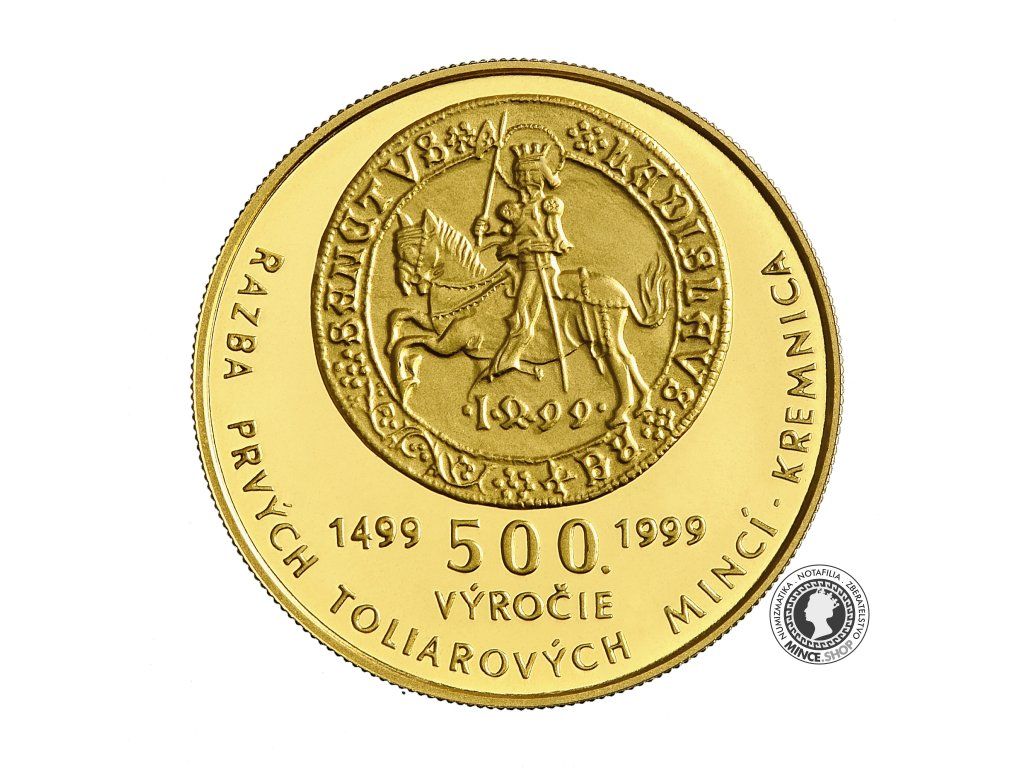 5000 Sk/1999 - Zahájenie razby toliarových mincí v Kremnici - 500. výročie