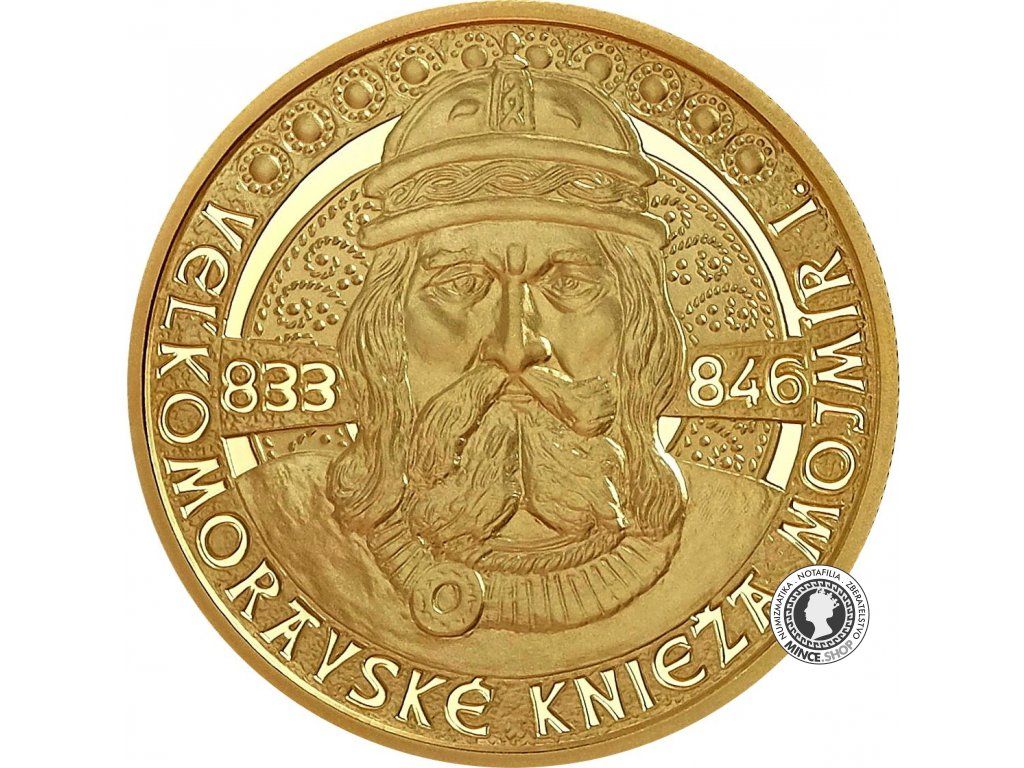 Zlatá minca Au Proof 100€ / 2019 - Mojmir I.
