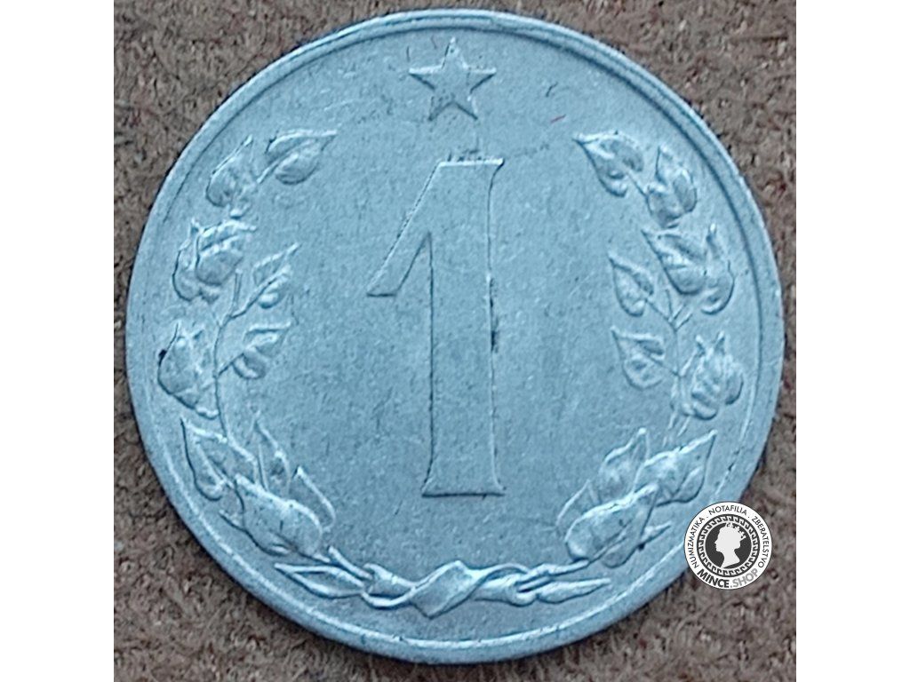 1 halier - Česko-Slovensko - 1954