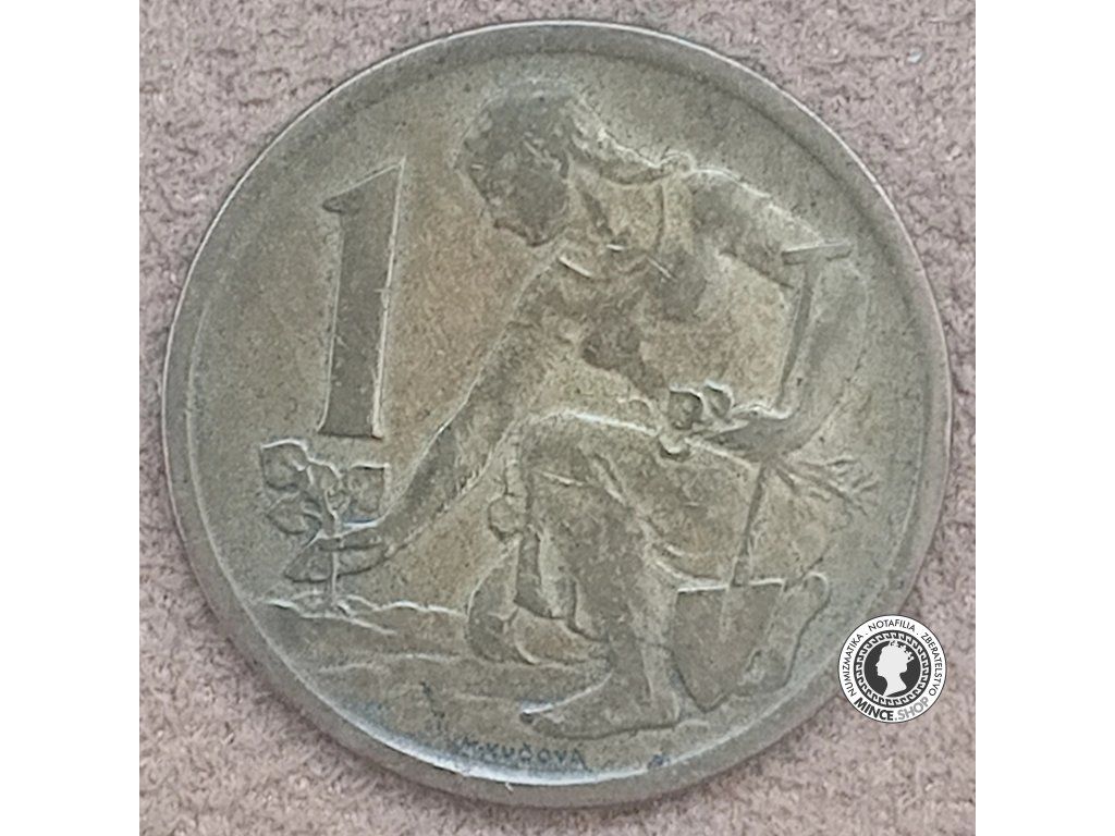 1 koruna - Česko-Slovensko - 1976
