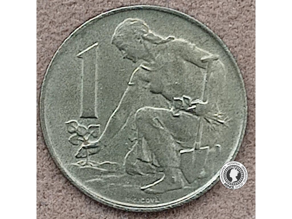 1 koruna - Česko-Slovensko - 1991