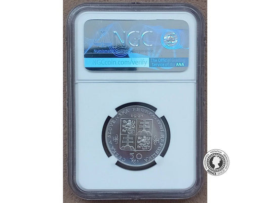 50 koruna 1991 - Mariánske Lázně - MS 67