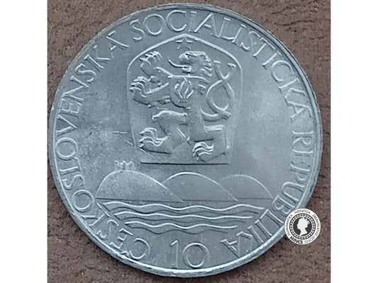 Strieborná minca 10kcs / 1967 - Istropolitana - kvalita BK 0/0