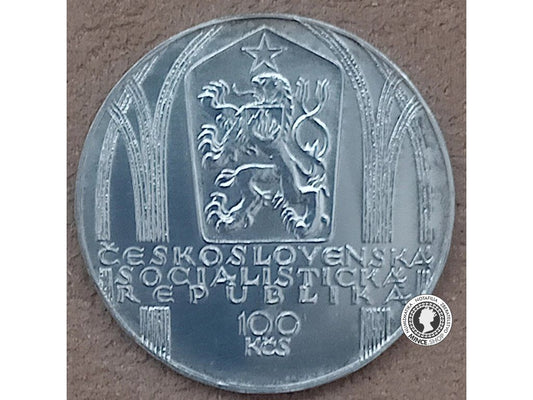 Strieborná minca 100kcs / 1980 - P.Parlér - kvalita BK 0/0
