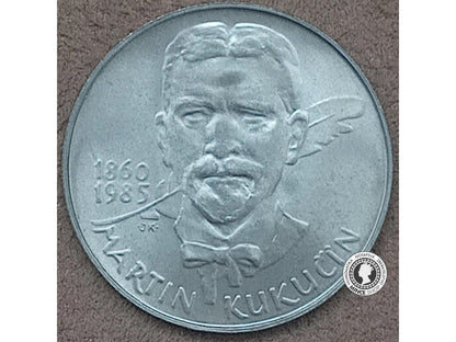 Strieborná minca 100kcs / 1985 - M.Kukučín - kvalita BK 0/0
