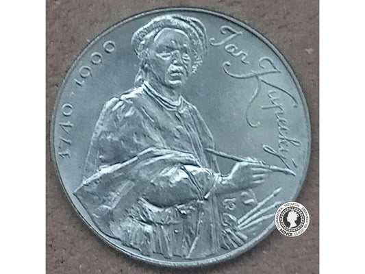 Strieborná minca 100kcs / 1990 - J.Kupecký  - kvalita BK 0/0