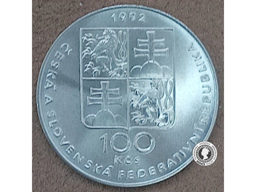 100 koruna 1992 - Lidice a Ležáky - BK