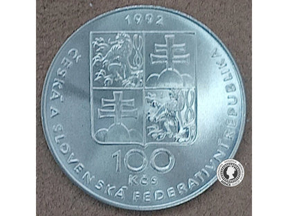 100 koruna 1992 - Lidice a Ležáky - BK