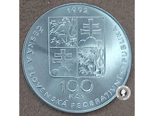 100 koruna 1992 - Lidice a Ležáky - BK
