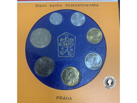 SADA obehových mincí 1990 ČSSR UNC