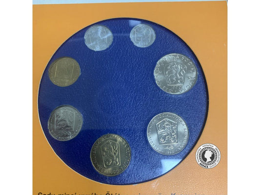 SADA obehových mincí 1990 ČSSR UNC