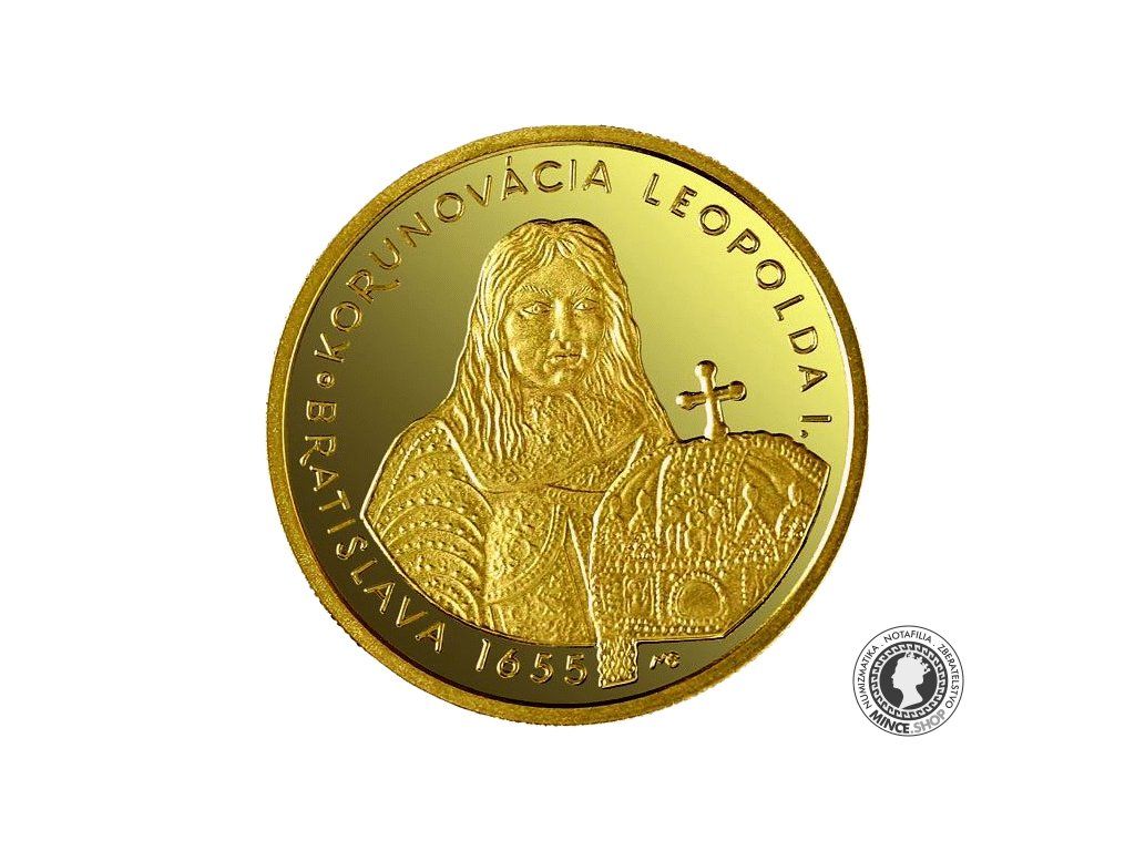 Zlatá minca 5000 Sk / 2005 - 350. výročie korunovácie Leopolda I.