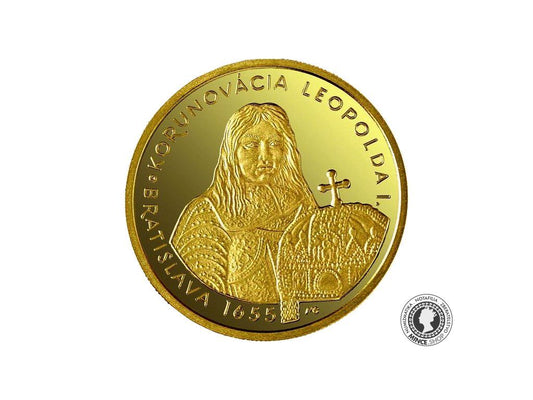 Zlatá minca 5000 Sk / 2005 - 350. výročie korunovácie Leopolda I.