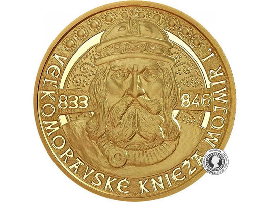 Zlatá minca Au Proof 100€ / 2019 - Mojmir I.