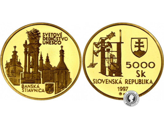 5000 Sk/1997 - Banská Štiavnica - Svetové dedičstvo UNESCO