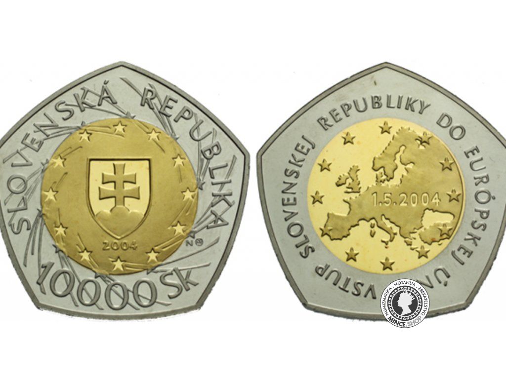 10000 Sk Slovensko 2004 - Vstup SR do EÚ (bez prebalu)