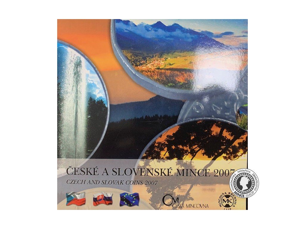 Sada mincí SR + CZ /  2007 - Prírodné krásy ČR a SR