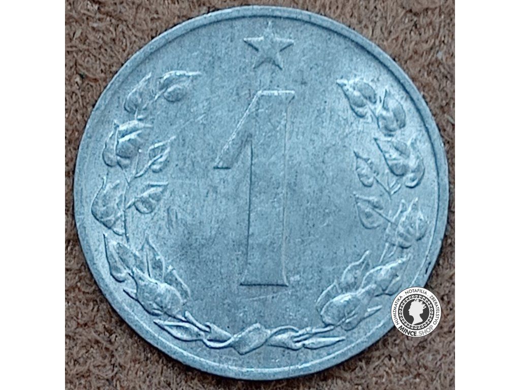 1 halier - Česko-Slovensko - 1957