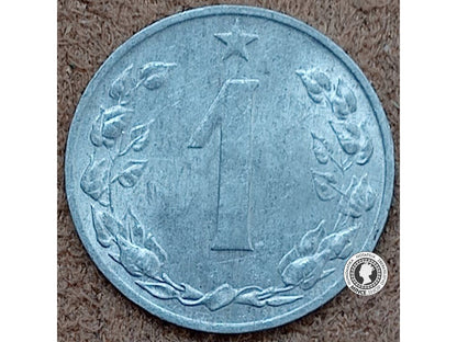1 halier - Česko-Slovensko - 1957