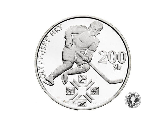 Minca Proof - SK 200 / 1994 - Založenie Medzinárodného olympijského výboru - 100.výročie a prvá účasť SR na OH
