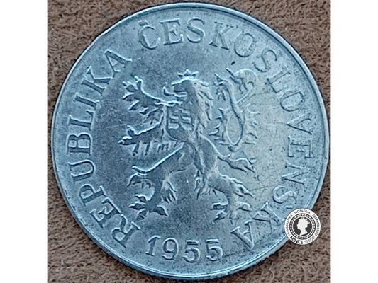 10 halier - Česko-Slovensko - 1955