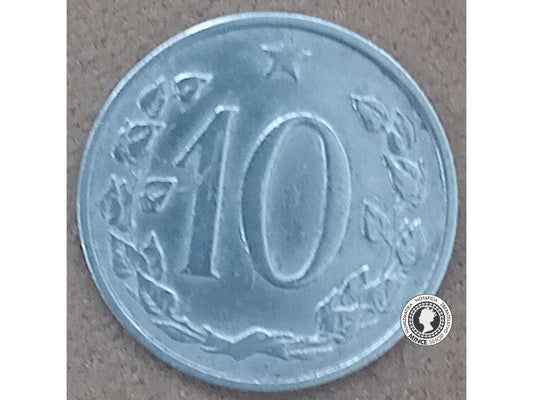 10 halier - Česko-Slovensko - 1963