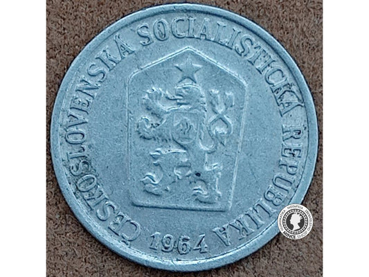 10 halier - Česko-Slovensko - 1964