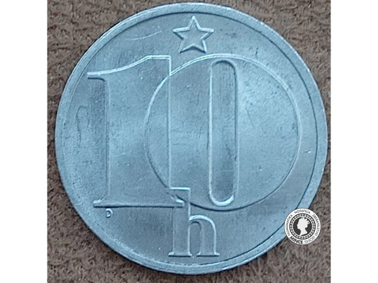 10 halier - Česko-Slovensko - 1983