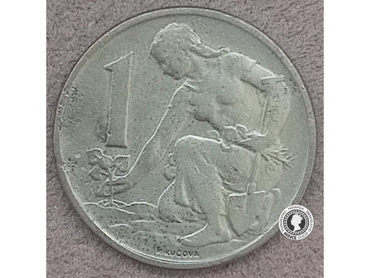 1 koruna - Česko-Slovensko - 1966
