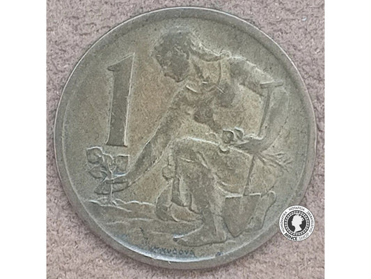 1 koruna - Česko-Slovensko - 1976