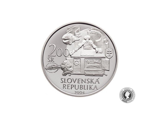 Minca Proof - SK 200 / 2004 - W.Kempelem - 200. výročie úmrtia Wolfganga Kempelena