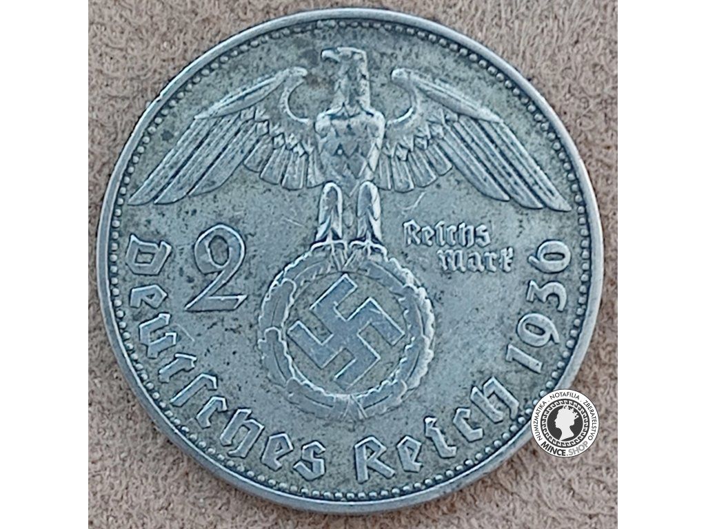 2 marka - Nemecko - Tretia Ríša - 1936 D