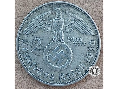 2 marka - Nemecko - Tretia Ríša - 1936 D
