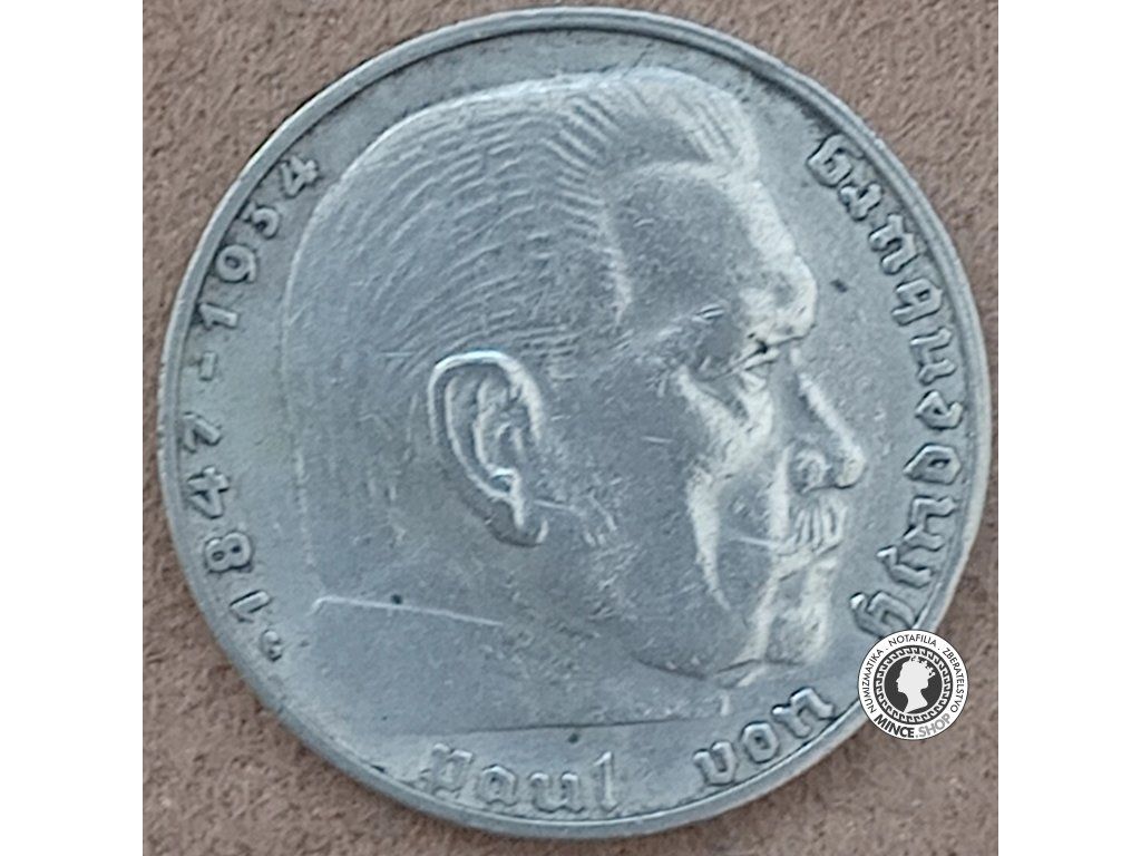 2 marka - Nemecko - Tretia Ríša - 1938 G