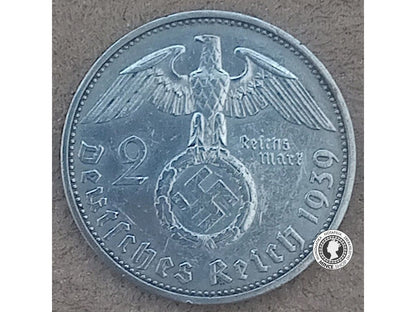 2 marka - Nemecko - Tretia Ríša - 1939 A