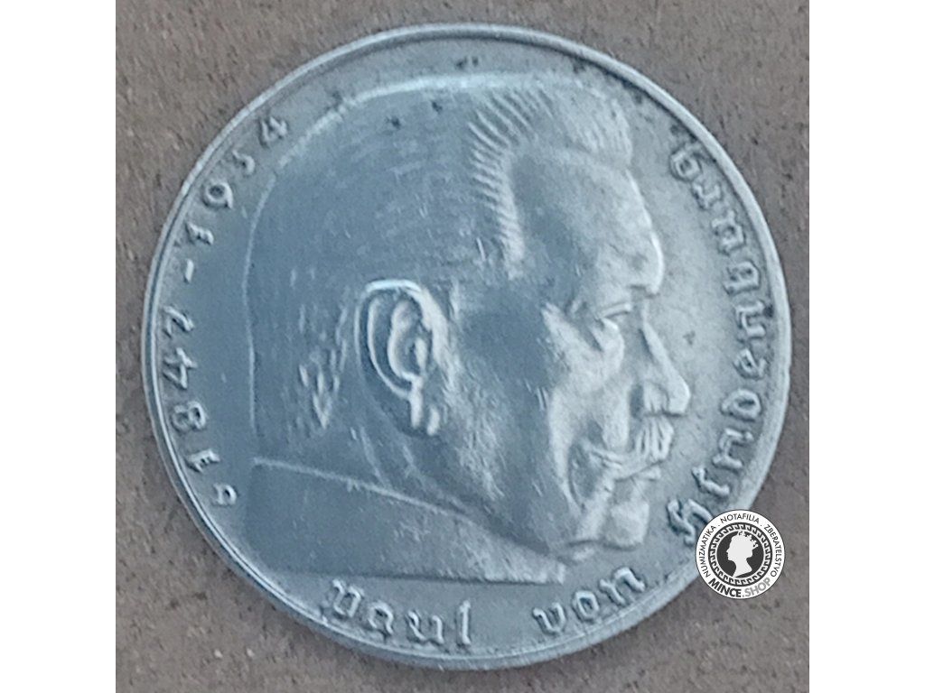 2 marka - Nemecko - Tretia Ríša - 1939 D