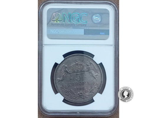 5 korona - Rakúsko-Uhorsko - 1908 - UNC Details