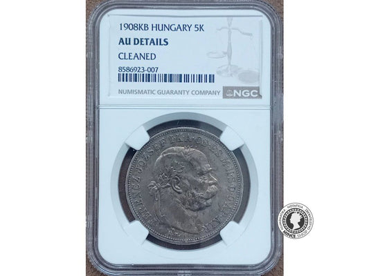 5 korona - Rakúsko-Uhorsko - 1908 - UNC Details