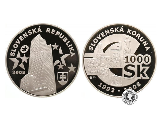 Minca Proof - SK 1000 / 2008 - Rozlúčka so slovenskou korunou