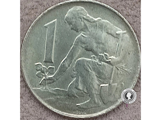 1 koruna - Česko-Slovensko - 1992