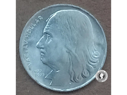 Strieborná minca 100kcs / 1977 - V.Hollar - kvalita BK 0/0