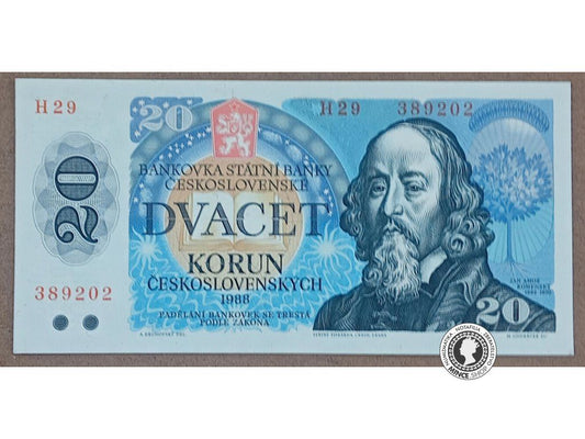 20 Korún - 1988 - ČSSR