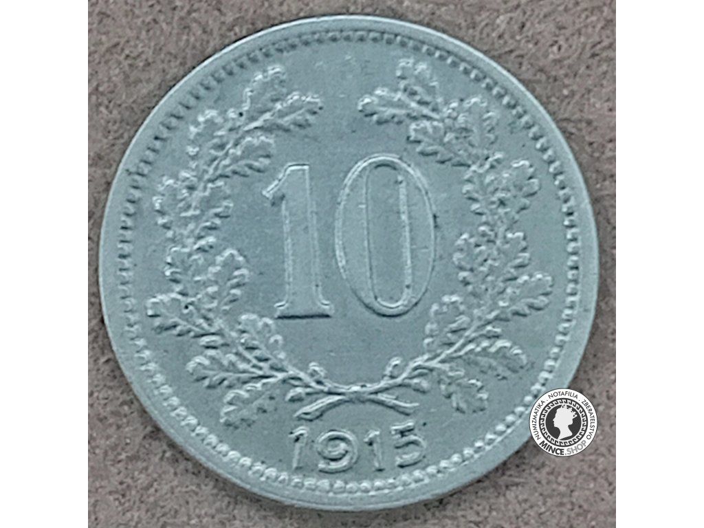 10 halier - Rakúsko-Uhorsko - 1915