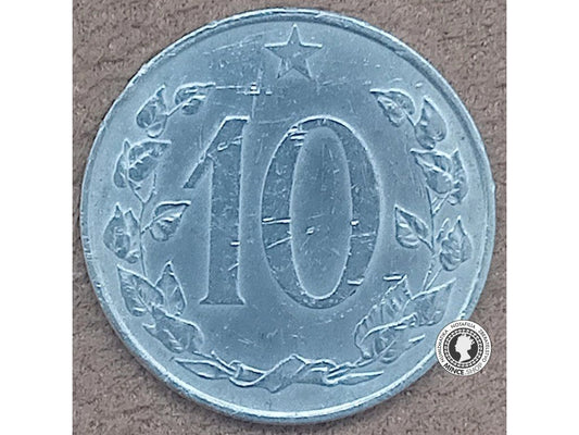 10 halier - Česko-Slovensko - 1953 RR