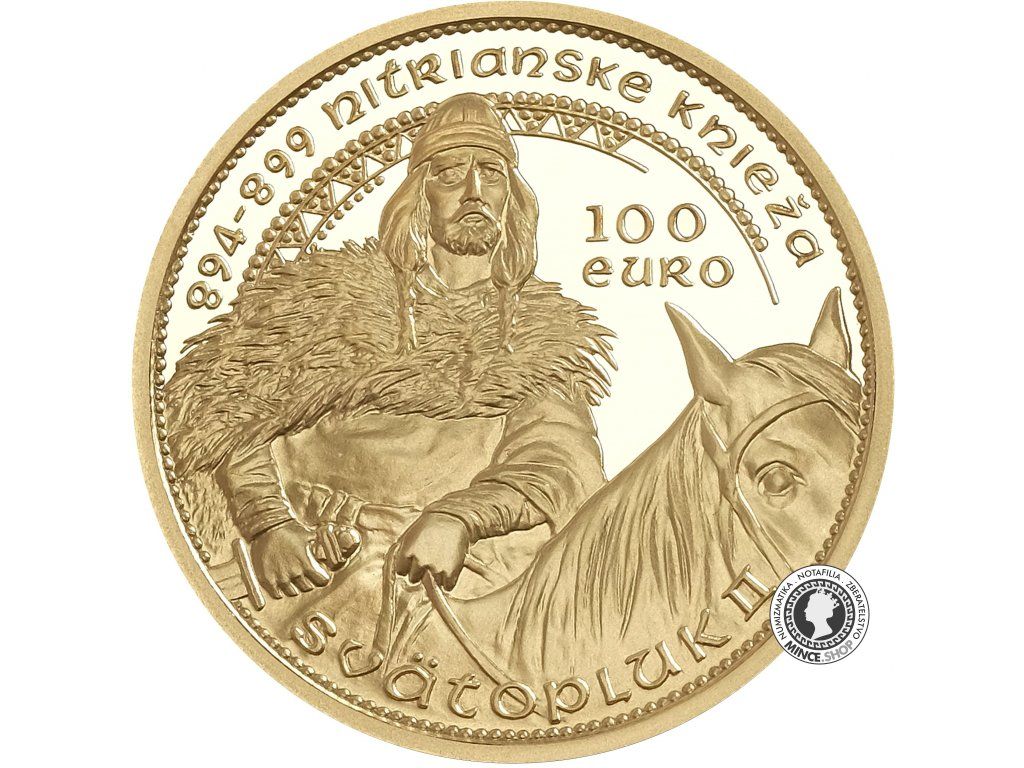 Zlatá minca 100€ / 2020 - Nitrianske knieža Svätopluk II.