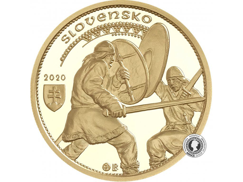 Zlatá minca 100€ / 2020 - Nitrianske knieža Svätopluk II.