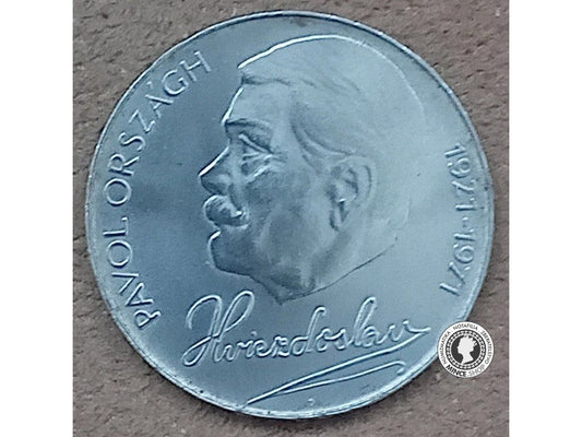 Strieborná minca 50kcs / 1971 - Hviezdoslav - kvalita BK 0/0