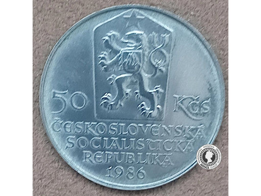 50 koruna 1986 - Bratislava - BK